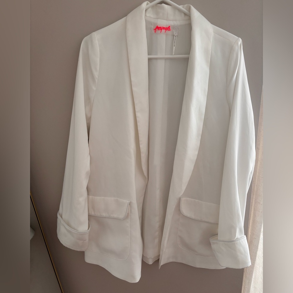 FP |  blazer & trouser matching set in white!